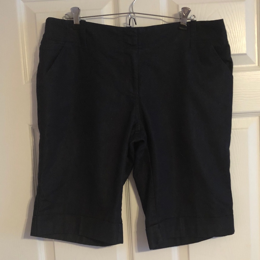 Denim Bermuda Shorts